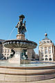 Brunnen auf der Place de la Bourse Brunnen auf der Place de la Bourse