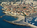 Antibes aus der Vogelschau Antibes aus der Vogelschau
