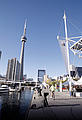 CN-Tower mit Hafen CN-Tower mit Hafen