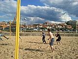 Volleyball auf dem Strand Volleyball auf dem Strand